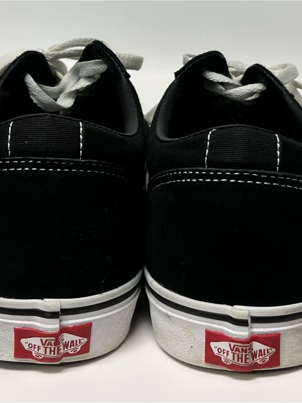 Vans Black and White Low-Top Skate Sneakers - Picture 2 of 3